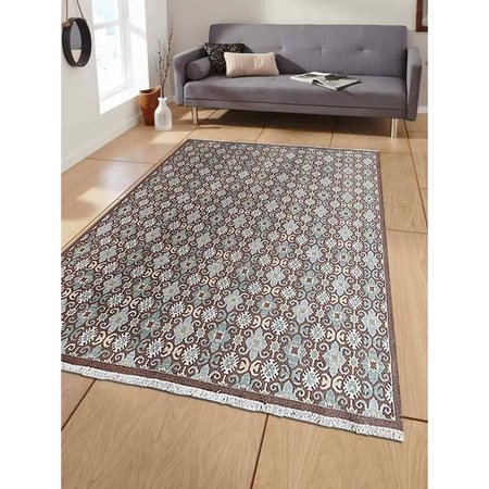 GLITZY RUGS 9 x 12 ft. Hand Knotted Sumak Wool Area Rug, Multicolor - Oriental UBSSW0017S0000A17